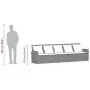 Sofá de jardín de 5 plazas con cojines ratán sintético negro by , Garden sets - Ref: Foro24-4104112, Price: 326,36 €, Discoun...
