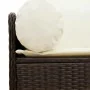 Sofá de jardín con cojines 3 plazas ratán sintético marrón by , Outdoor sofas - Ref: Foro24-4104173, Price: 238,98 €, Discoun...