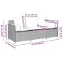 Sofá de jardín con cojines 3 plazas ratán sintético marrón by , Outdoor sofas - Ref: Foro24-4104173, Price: 238,98 €, Discoun...