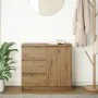 Aparador con cajón roble artesanal 71x35x65cm madera ingeniería by , Sideboards - Ref: Foro24-861579, Price: 81,53 €, Discoun...