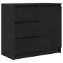 Aparador con cajón roble negro 71x35x65 cm madera de ingeniería von , Sideboards - Ref: Foro24-861572, Preis: 85,63 €, Rabatt: %