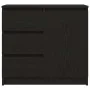 Aparador con cajón roble negro 71x35x65 cm madera de ingeniería von , Sideboards - Ref: Foro24-861572, Preis: 85,63 €, Rabatt: %