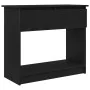 Mesa consola con cajones negra 85,5x38,5x74,5 cm de , Mesas auxiliares - Ref: Foro24-861392, Precio: 81,12 €, Descuento: %