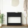 Mesa consola con cajones negra 85,5x38,5x74,5 cm de , Mesas auxiliares - Ref: Foro24-861392, Precio: 81,12 €, Descuento: %