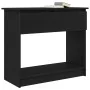 Mesa consola con cajones negra 85,5x38,5x74,5 cm de , Mesas auxiliares - Ref: Foro24-861392, Precio: 81,12 €, Descuento: %