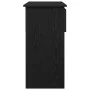 Mesa consola con cajones negra 85,5x38,5x74,5 cm de , Mesas auxiliares - Ref: Foro24-861392, Precio: 81,12 €, Descuento: %