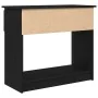 Mesa consola con cajones negra 85,5x38,5x74,5 cm de , Mesas auxiliares - Ref: Foro24-861392, Precio: 81,12 €, Descuento: %