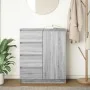 Aparador con cajones Sonoma gris 71x35x84 cm madera ingeniería by , Sideboards - Ref: Foro24-861585, Price: 112,52 €, Discoun...