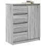 Aparador con cajones Sonoma gris 71x35x84 cm madera ingeniería by , Sideboards - Ref: Foro24-861585, Price: 112,52 €, Discoun...