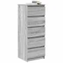 Aparador con cajones Sonoma gris 37,5x35x99cm Madera ingeniería by , Sideboards - Ref: Foro24-861765, Price: 91,13 €, Discoun...
