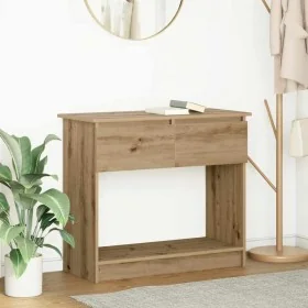 Mesa consola con cajones roble artesanal 85,5x38,5x74,5 cm von , Seitentische - Ref: Foro24-861399, Preis: 86,78 €, Rabatt: %