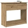 Mesa consola con cajones roble artesanal 85,5x38,5x74,5 cm de , Mesas auxiliares - Ref: Foro24-861399, Precio: 86,78 €, Descu...