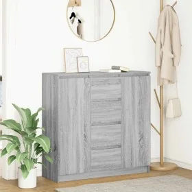 Aparador con cajones gris Sonoma 100,5x35x98,5 cm von , Sideboards - Ref: Foro24-3328458, Preis: 163,56 €, Rabatt: %