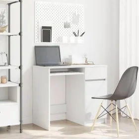 Escritorio blanco 86x49x76 cm madera de ingeniería von , Schreibtische - Ref: Foro24-861823, Preis: 98,75 €, Rabatt: %