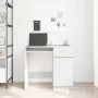 Escritorio blanco 86x49x76 cm madera de ingeniería de , Escritorios - Ref: Foro24-861823, Precio: 99,74 €, Descuento: %