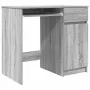 Escritorio Sonoma gris 86x49x76 cm madera de ingeniería de , Escritorios - Ref: Foro24-861828, Precio: 96,86 €, Descuento: %
