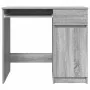 Escritorio Sonoma gris 86x49x76 cm madera de ingeniería de , Escritorios - Ref: Foro24-861828, Precio: 96,86 €, Descuento: %