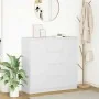 Aparador con cajones blanco 100,5x35x98,5 cm madera ingeniería von , Sideboards - Ref: Foro24-3328453, Preis: 161,38 €, Rabat...