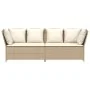 Sofá de jardín con cojines ratán sintético beige von , Outdoor-Sofas - Ref: Foro24-4104125, Preis: 312,89 €, Rabatt: %