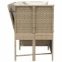 Sofá de jardín con cojines ratán sintético beige von , Outdoor-Sofas - Ref: Foro24-4104125, Preis: 312,89 €, Rabatt: %