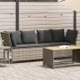 Sofá de jardín con cojines ratán sintético gris claro von , Outdoor-Sofas - Ref: Foro24-4104127, Preis: 312,91 €, Rabatt: %