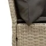 Sofá de jardín con cojines ratán sintético gris claro von , Outdoor-Sofas - Ref: Foro24-4104127, Preis: 312,91 €, Rabatt: %