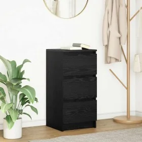 Aparador de madera de roble negro 37,5x35x76 cm by , Sideboards - Ref: Foro24-861725, Price: 65,91 €, Discount: %