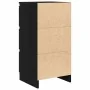Aparador de madera de roble negro 37,5x35x76 cm von , Sideboards - Ref: Foro24-861725, Preis: 65,91 €, Rabatt: %