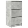 Aparador de madera de ingeniería gris hormigón 37,5x35x76 cm de , Aparadores - Ref: Foro24-861727, Precio: 63,22 €, Descuento: %