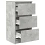 Aparador de madera de ingeniería gris hormigón 37,5x35x76 cm de , Aparadores - Ref: Foro24-861727, Precio: 63,22 €, Descuento: %