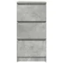 Aparador de madera de ingeniería gris hormigón 37,5x35x76 cm de , Aparadores - Ref: Foro24-861727, Precio: 63,22 €, Descuento: %