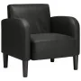 Sillón con reposabrazos cuero sintética negro 54 cm von , Sessel - Ref: Foro24-4100529, Preis: 158,95 €, Rabatt: %