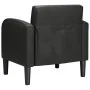 Sillón con reposabrazos cuero sintética negro 54 cm von , Sessel - Ref: Foro24-4100529, Preis: 158,95 €, Rabatt: %