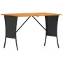 Juego comedor jardín 4 piezas con cojines ratán sintético negro de , Conjuntos de jardín - Ref: Foro24-4104131, Precio: 328,3...