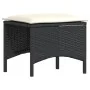 Juego comedor jardín 4 piezas con cojines ratán sintético negro de , Conjuntos de jardín - Ref: Foro24-4104131, Precio: 328,3...