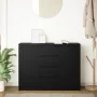 Aparador con cajones roble negro 100,5x35x76 cm de , Aparadores - Ref: Foro24-3328445, Precio: 142,90 €, Descuento: %