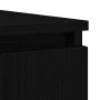 Aparador con cajones roble negro 100,5x35x76 cm de , Aparadores - Ref: Foro24-3328445, Precio: 142,90 €, Descuento: %