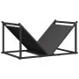 Leñero negro 70x43x34,5 cm Acero laminado en frío von , Brennholztaschen und -halter - Ref: Foro24-864173, Preis: 56,89 €, Ra...