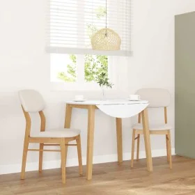 Sillas de comedor con cojines 2uds madera maciza natural caucho by , dining chairs - Ref: Foro24-4102525, Price: 154,29 €, Di...