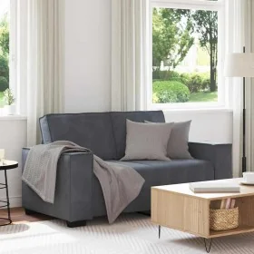Sofá de 2 plazas de terciopelo gris oscuro 120 cm by , Sofas - Ref: Foro24-4105011, Price: 210,21 €, Discount: %