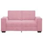 Sofá de 2 plazas terciopelo rosa 120 cm by , Sofas - Ref: Foro24-4105013, Price: 224,89 €, Discount: %