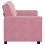 Sofá de 2 plazas terciopelo rosa 120 cm by , Sofas - Ref: Foro24-4105013, Price: 224,89 €, Discount: %