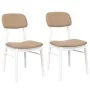Sillas de comedor con cojines 2uds madera maciza blanco caucho de , Sillas de comedor - Ref: Foro24-4102527, Precio: 155,64 €...