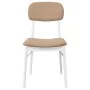 Sillas de comedor con cojines 2uds madera maciza blanco caucho de , Sillas de comedor - Ref: Foro24-4102527, Precio: 155,64 €...