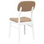 Sillas de comedor con cojines 2uds madera maciza blanco caucho de , Sillas de comedor - Ref: Foro24-4102527, Precio: 155,64 €...