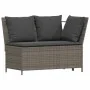 Juego de comedor de jardín 4 piezas con cojines ratán PE gris von , Gartensets - Ref: Foro24-4104133, Preis: 339,41 €, Rabatt: %