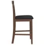 Taburetes de bar con cojines 2 uds madera maciza marrón caucho von , Küchenhocker - Ref: Foro24-4102538, Preis: 123,00 €, Rab...