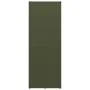 Leñero verde oliva 40x30x80 cm Acero laminado en frío de , Bolsas y soportes de leña - Ref: Foro24-864190, Precio: 80,61 €, D...