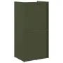 Leñero verde oliva 40x30x80 cm Acero laminado en frío de , Bolsas y soportes de leña - Ref: Foro24-864190, Precio: 80,61 €, D...