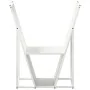 Leñero blanco 69,5x35x81 cm Acero laminado en frío by , Firewood bags and holders - Ref: Foro24-864178, Price: 68,20 €, Disco...